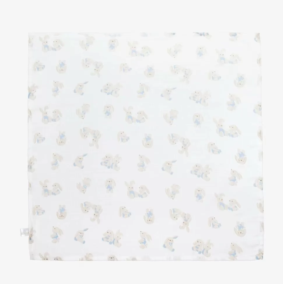 Mayoral Baby Boys Blue Cotton Muslins (3 Pack)^ Feeding Accessories