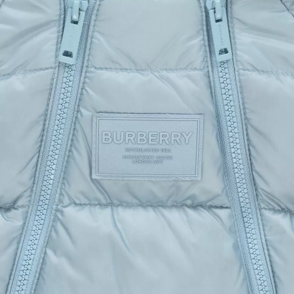 Burberry Blue & Vintage Check Baby Snowsuit^BOY Snowwear | Snowwear