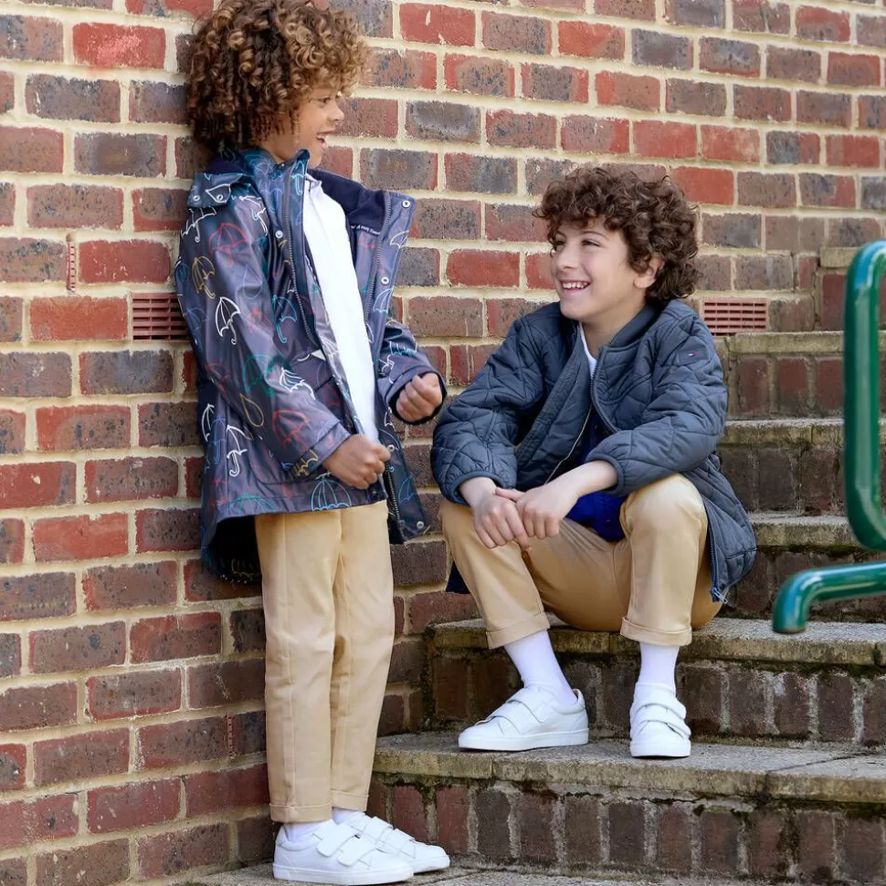 Childrensalon Occasions Boys Beige Cotton Chino Trousers^BOY Trousers