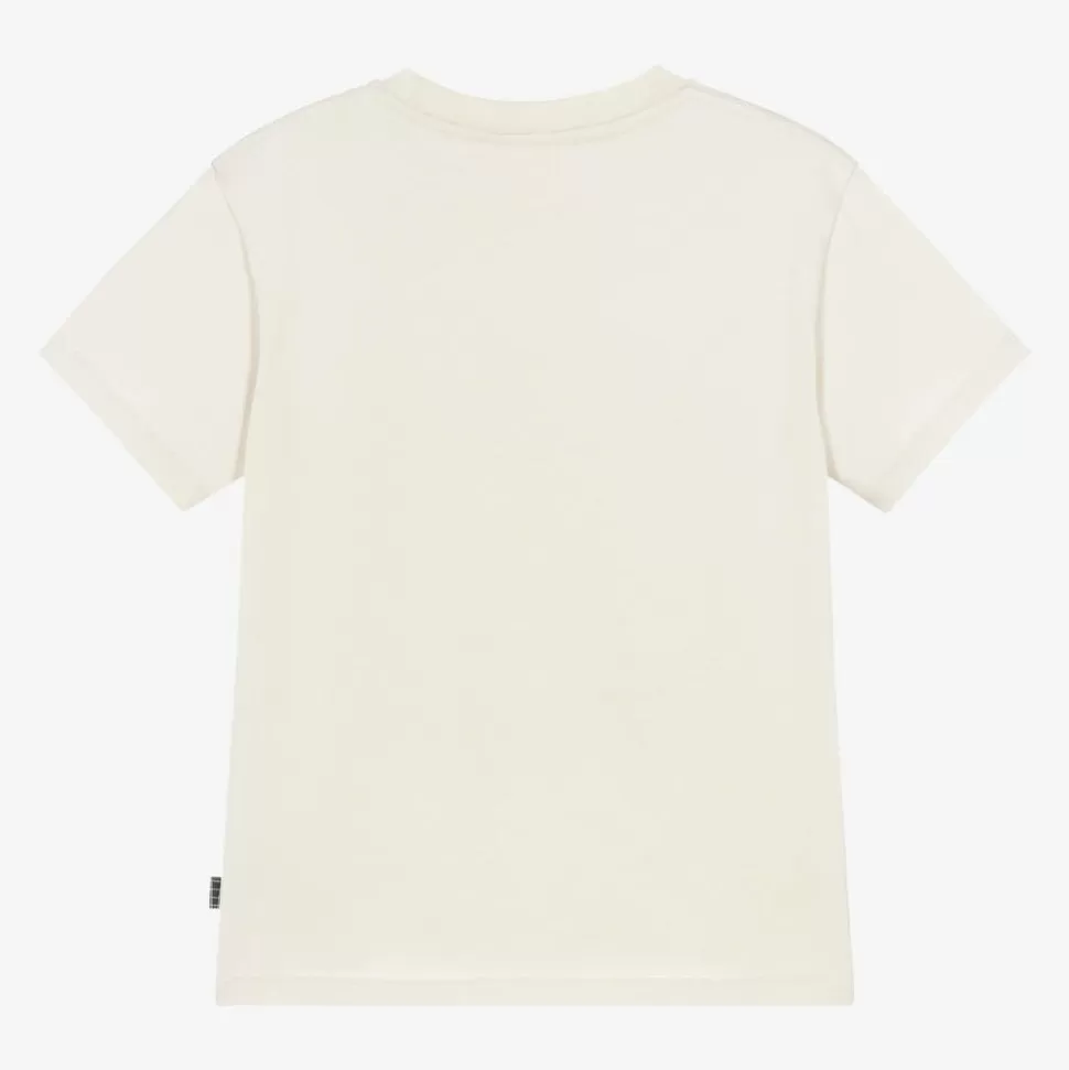 Molo Boys Beige Cotton Out There T-Shirt^BOY Tops