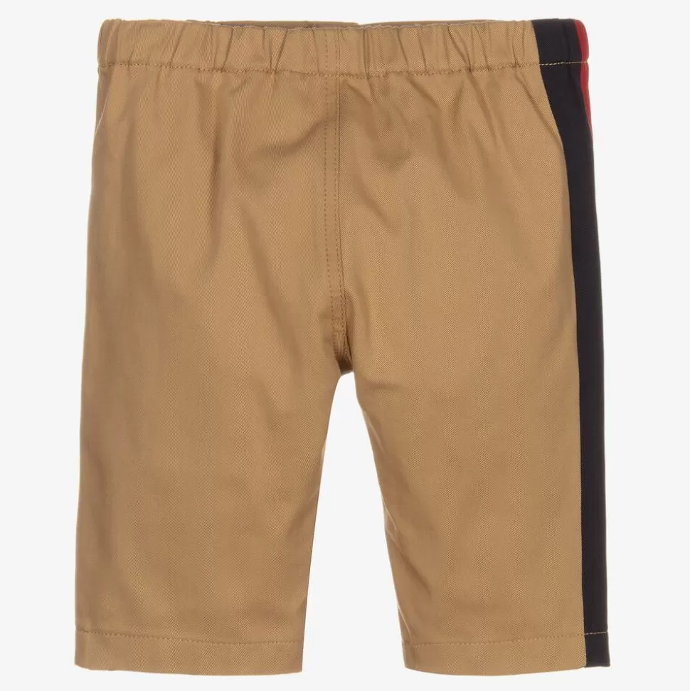 Gucci Boys Beige Gabardine Trousers^BOY Trousers | Trousers