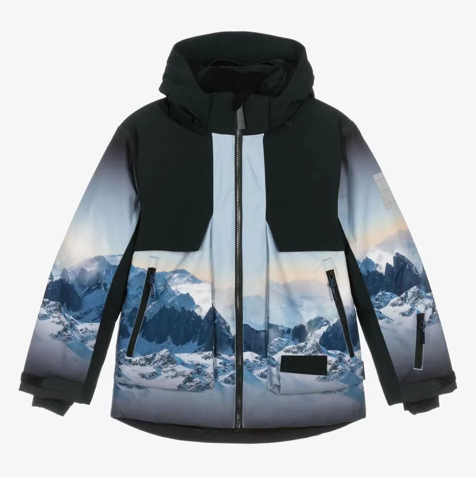 Molo Boys Blue Alpine Mountain Ski Jacket^BOY Snowwear