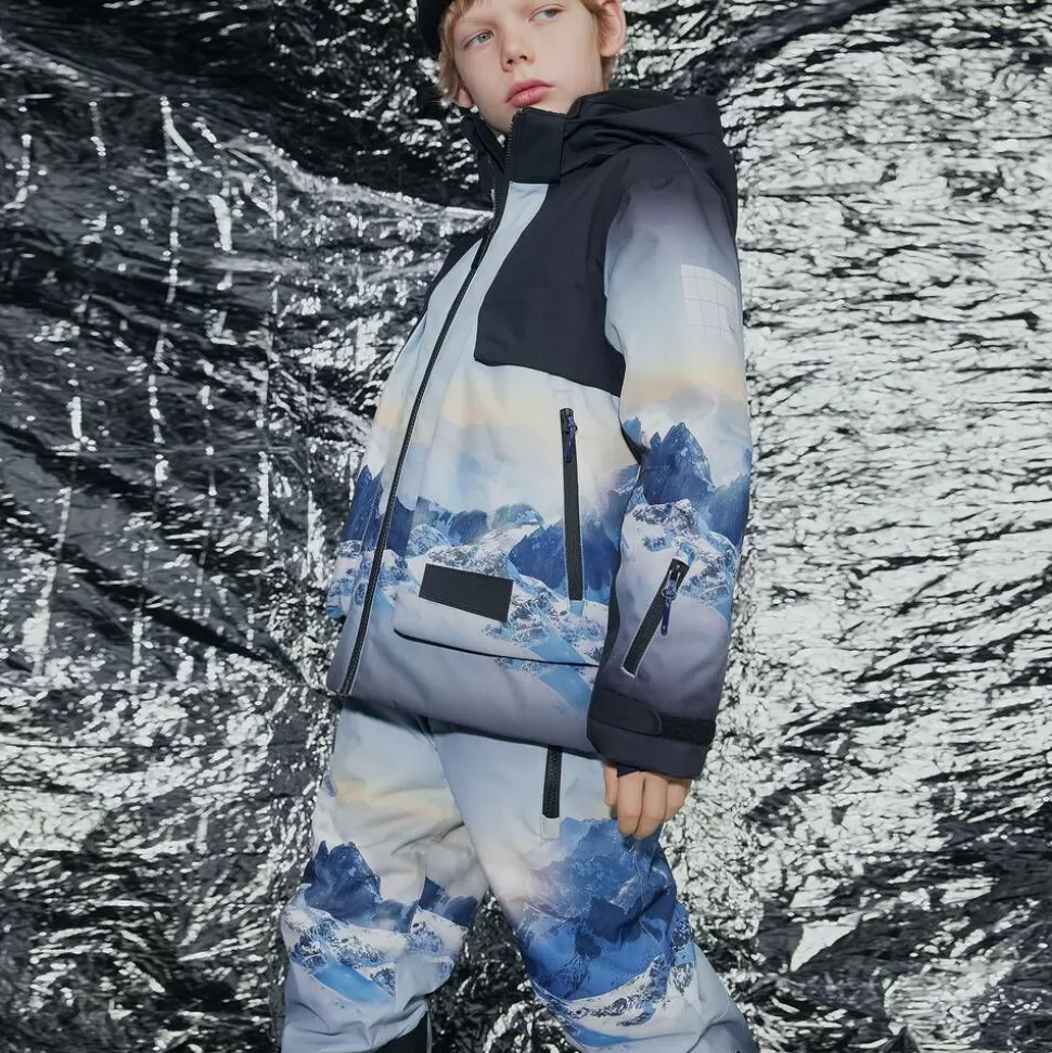 Molo Boys Blue Alpine Mountain Ski Jacket^BOY Snowwear