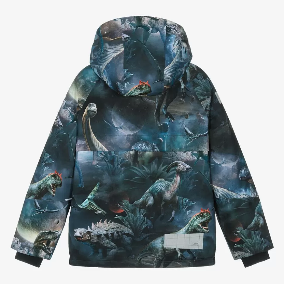 Molo Boys Blue Dinosaur Ski Jacket^BOY Snowwear
