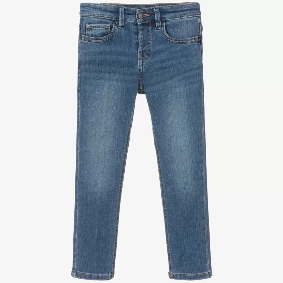 Mayoral Boys Blue Slim Fit Denim Jeans^BOY Trousers