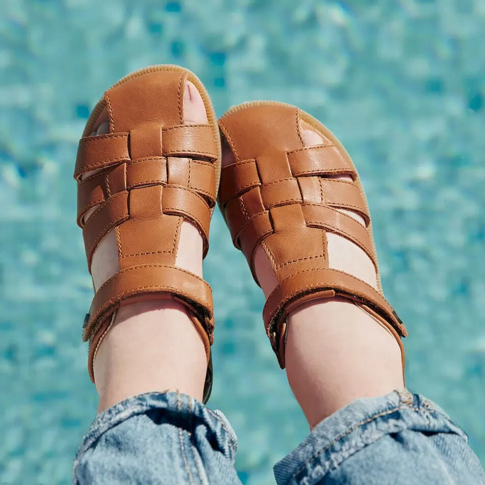Falcotto by Naturino Boys Brown Leather Sandals^BOY Sandals | Sandals