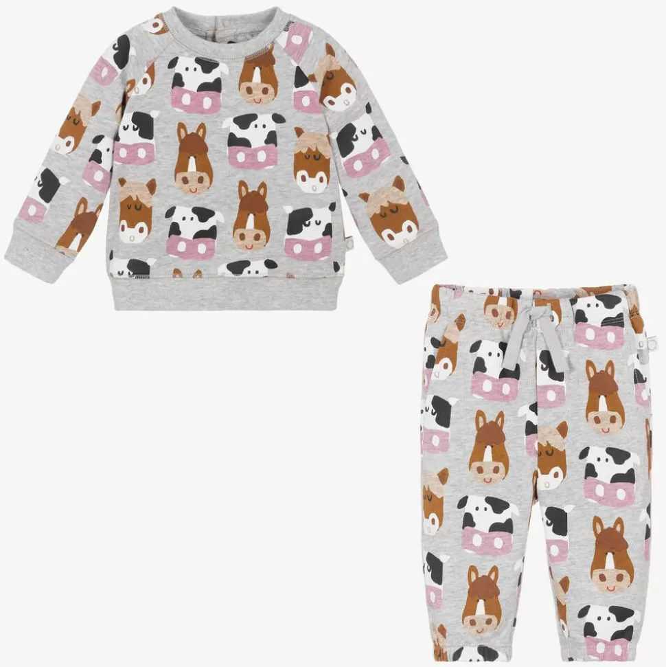 Stella McCartney Kids Boys Grey Farm Animal Tracksuit^ Tracksuits