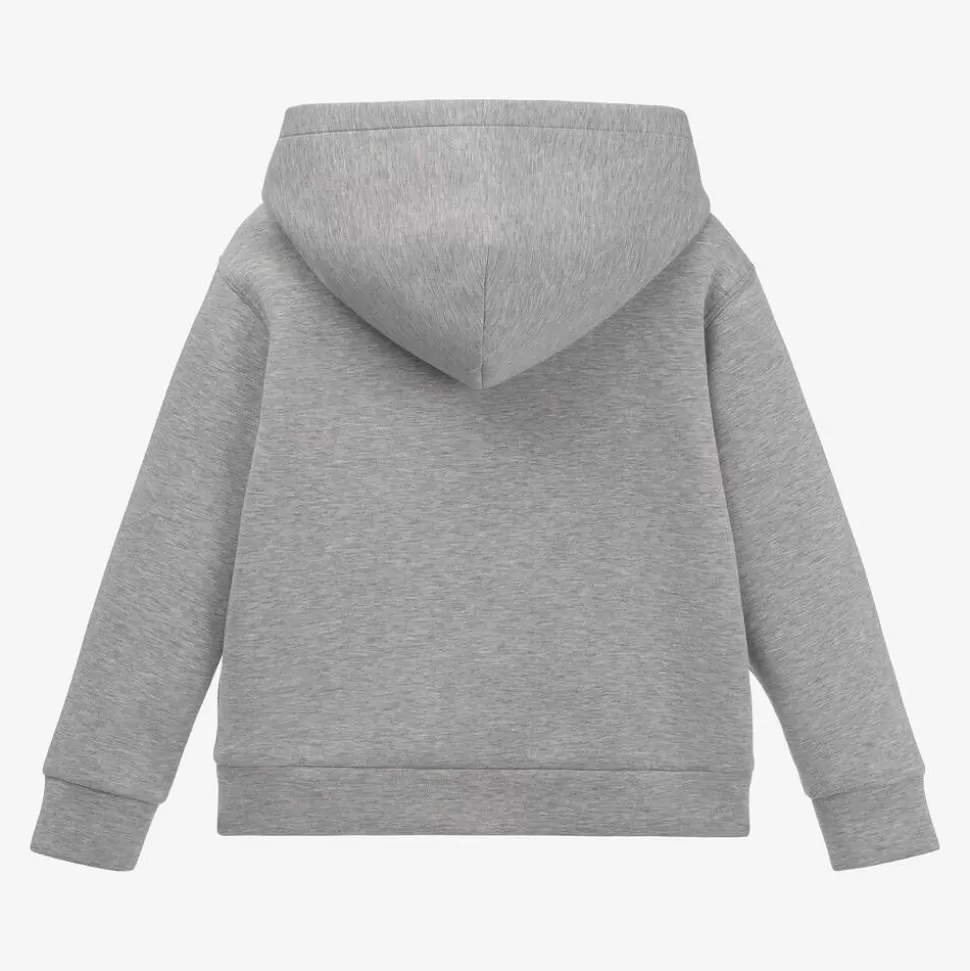 Dolce amp; Gabbana Boys Grey Marl Jersey Hoodie^BOY Tops