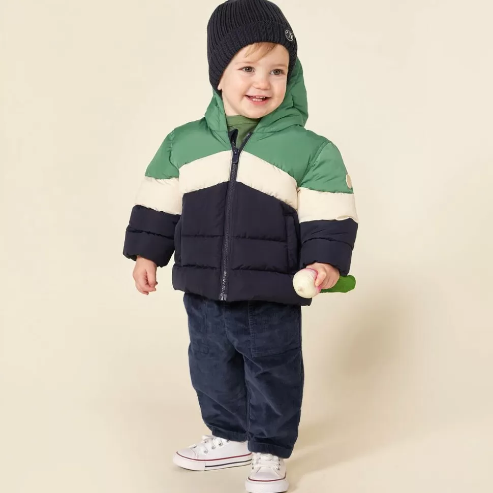 Petit Bateau Boys Navy Blue Cotton Corduroy Trousers^ Trousers