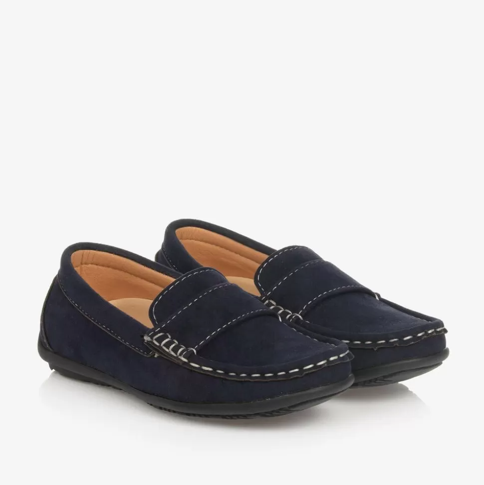 Sevva Boys Navy Blue Loafers^BOY Loafers & Moccasins | Loafers & Moccasins