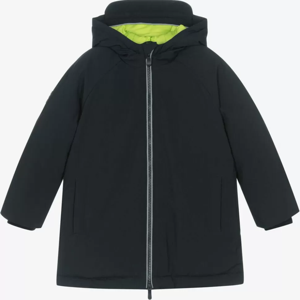 Mayoral Boys Navy Blue Padded & Hooded Coat^BOY Coats & Jackets