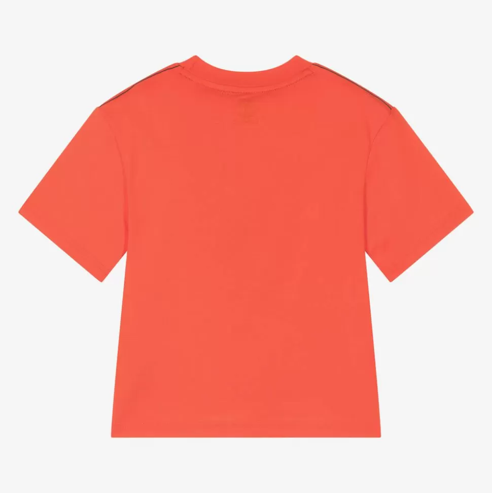 Timberland Boys Orange Organic Cotton T-Shirt^BOY Tops