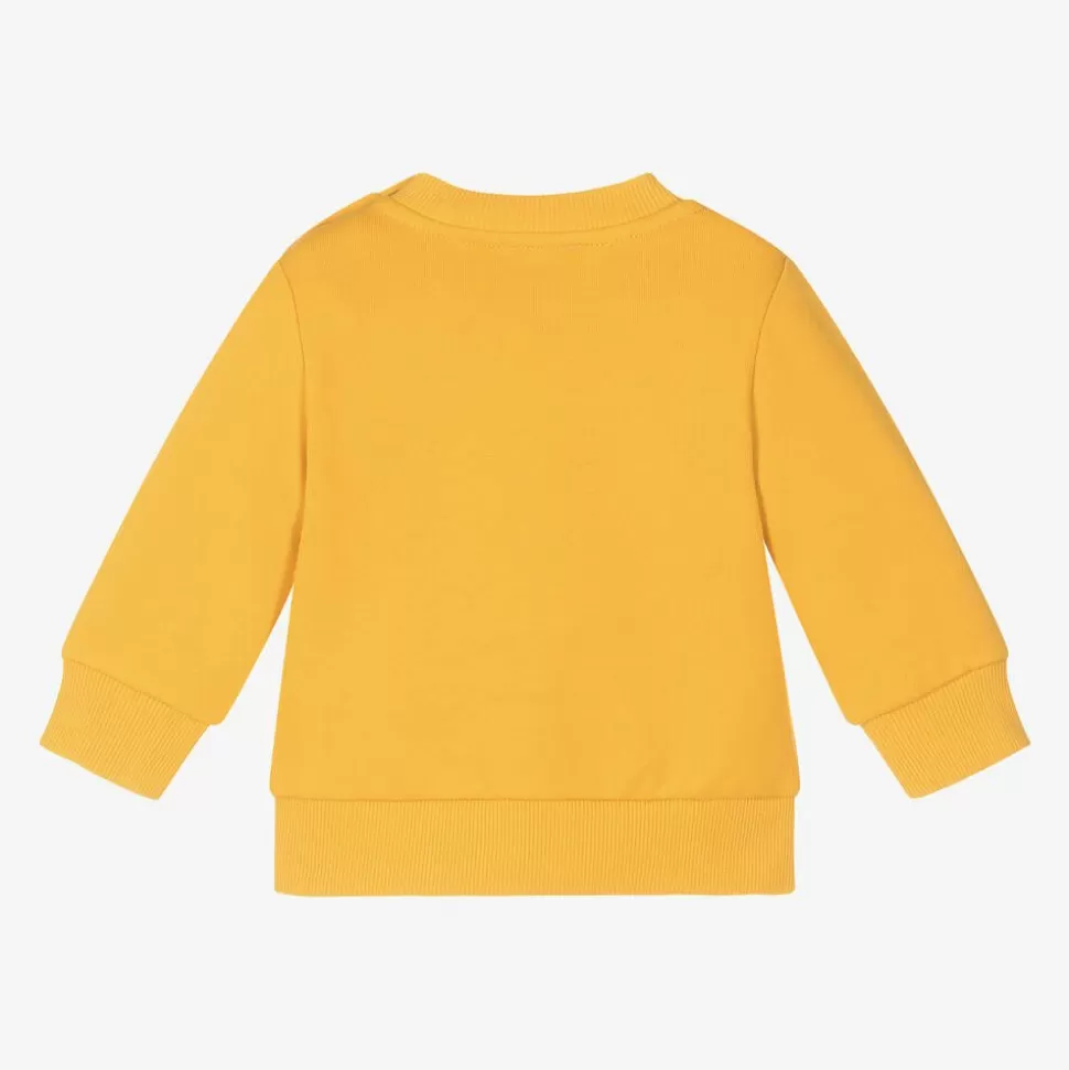 KENZO KIDS Boys Yellow Cotton Tiger Sweatshirt^BOY Tops