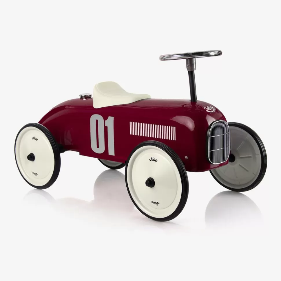 Vilac Dark Red Ride-On Vintage Car (76cm)^BOY Toys | Toys