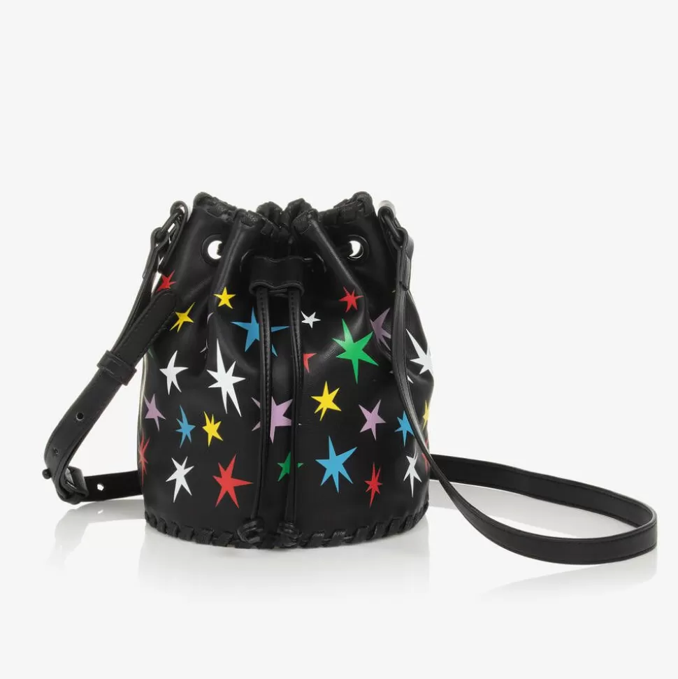 Stella McCartney Kids Girls Black Star Bucket Bag (19cm)^ Bags