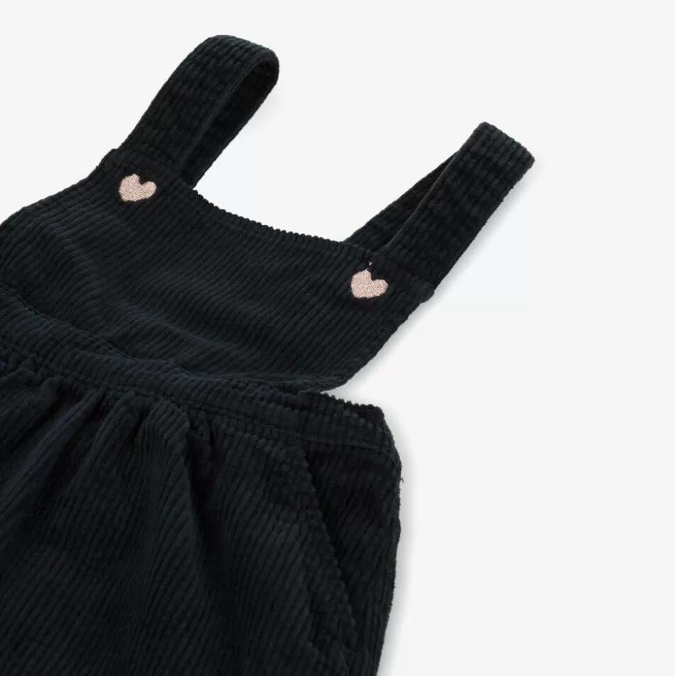 Carrément Beau Girls Blue Cotton Corduroy Pinafore Dress^ Dresses | Dresses