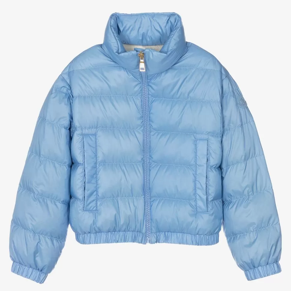 Moncler Enfant Girls Blue Down Padded Musa Jacket^ Coats & Jackets