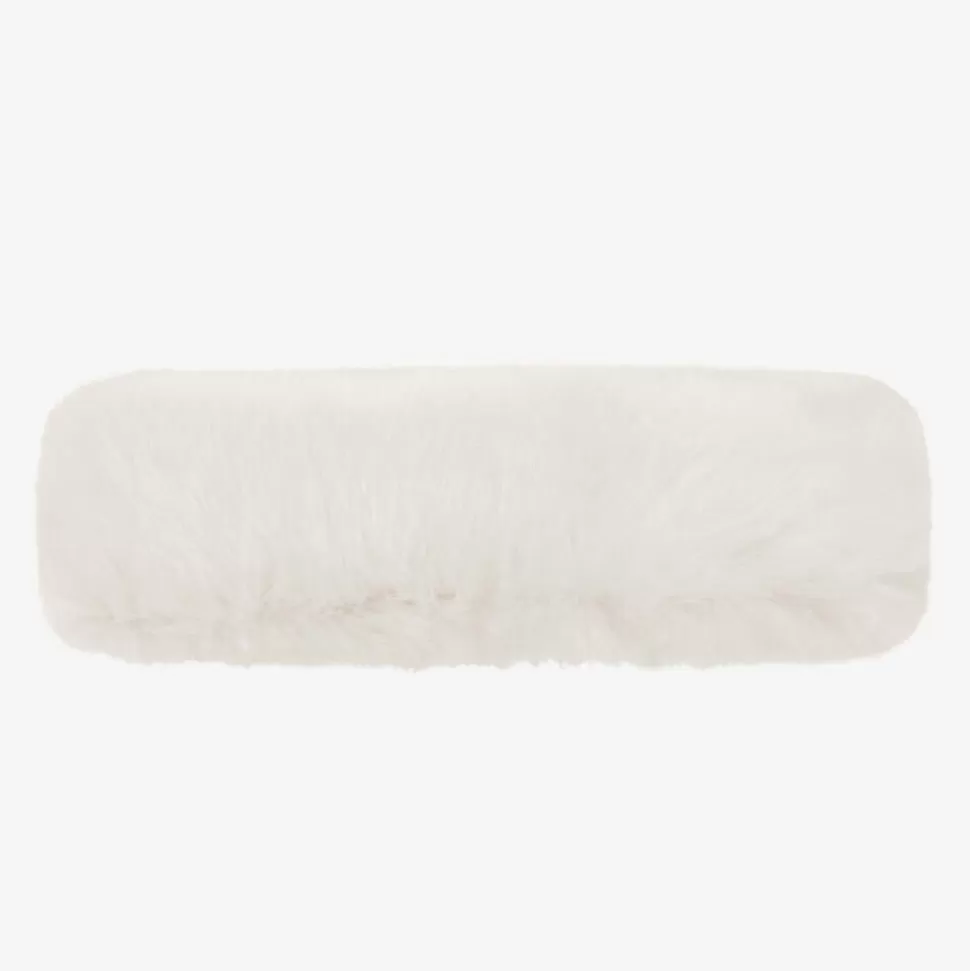 Helen Moore Girls Ivory Faux Fur Headband^ Hats | Hair Accessories