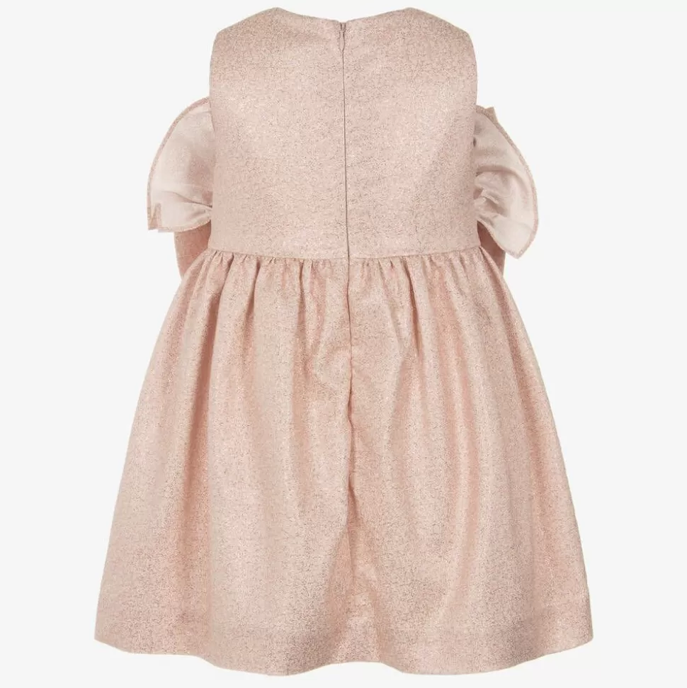 Jessie and James London Girls Metallic Pink Dress^ Dresses