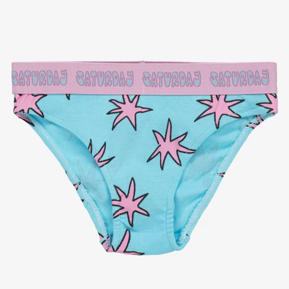 Stella McCartney Kids Girls Pink Cotton Star Knickers (7 Pack)^ Underwear