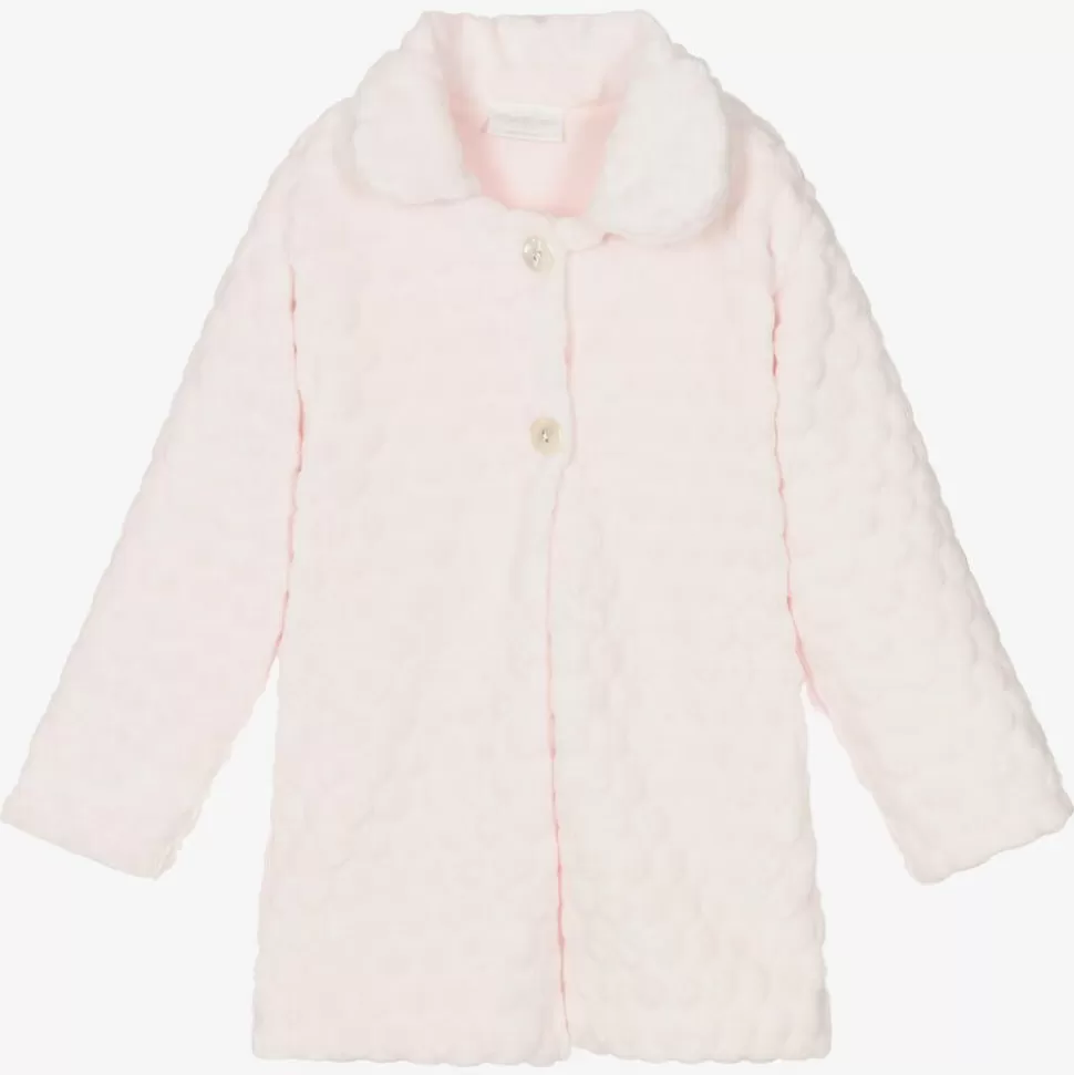 Story Loris Girls Pink Plush Dressing Gown^ Towels & Robes