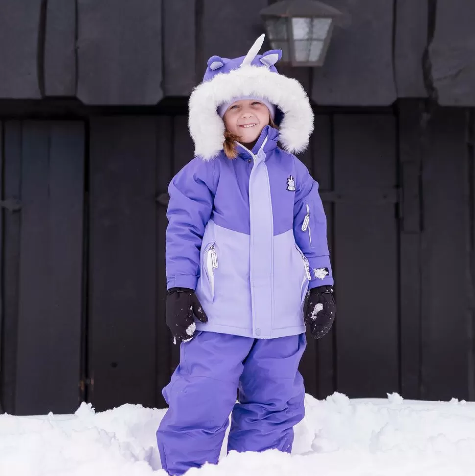 Roarsome Girls Purple Sparkle The Unicorn  Ski Jacket^ Snowwear