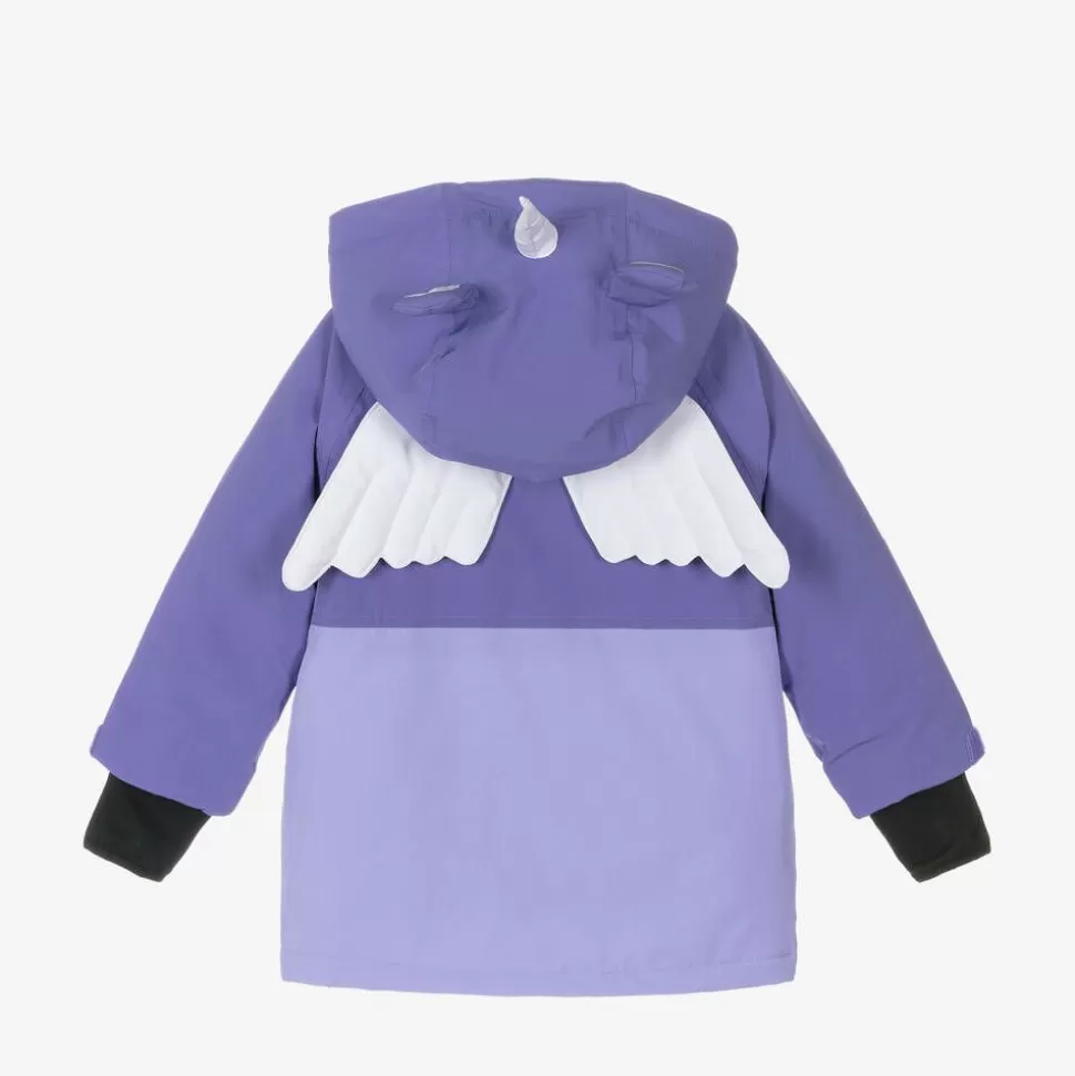 Roarsome Girls Purple Sparkle The Unicorn  Ski Jacket^ Snowwear