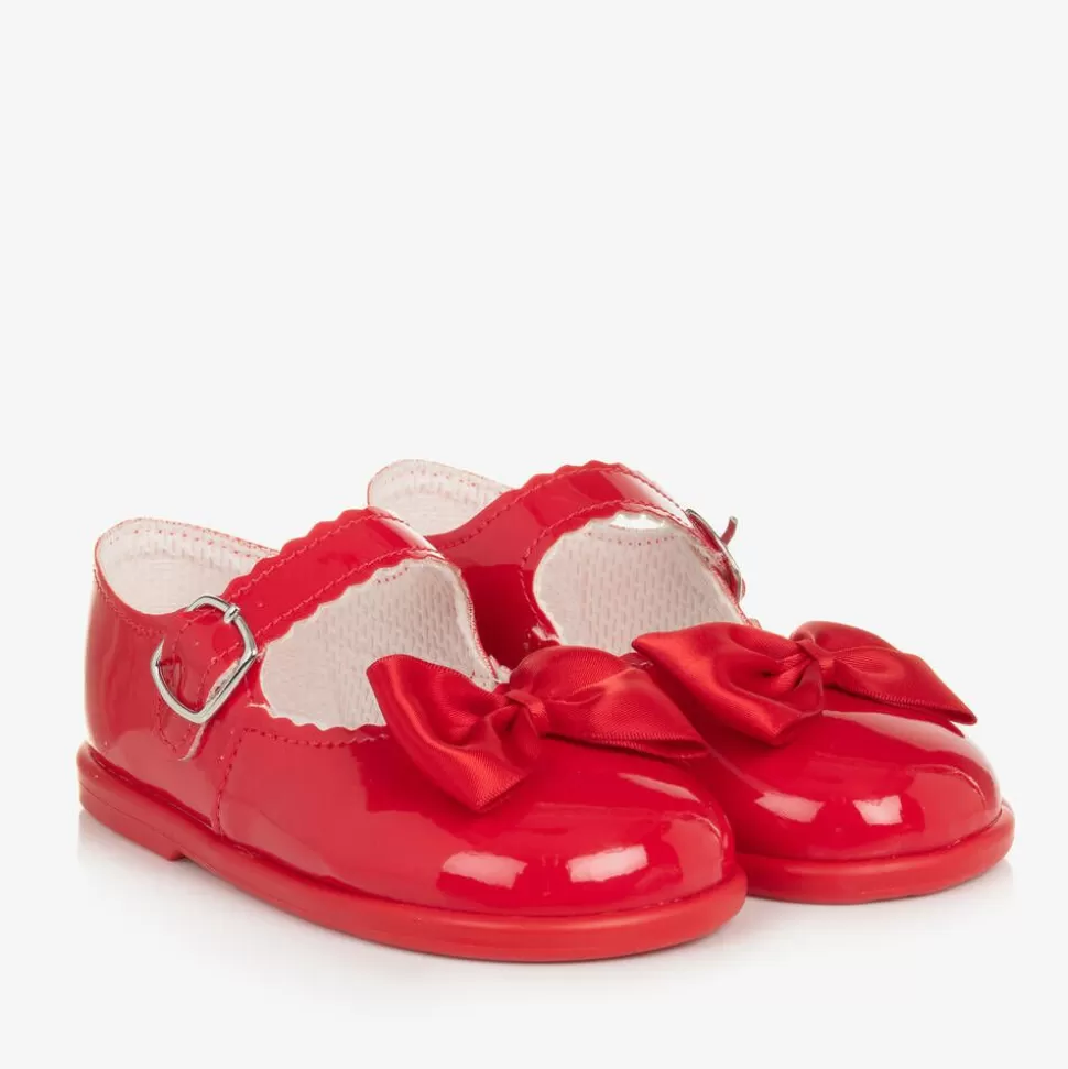 Early Days Girls Red Patent First Walker Shoes^ First Walkers | First Walkers