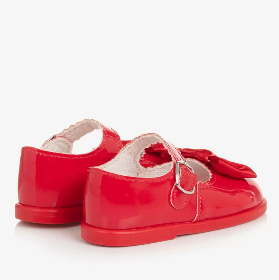 Early Days Girls Red Patent First Walker Shoes^ First Walkers | First Walkers