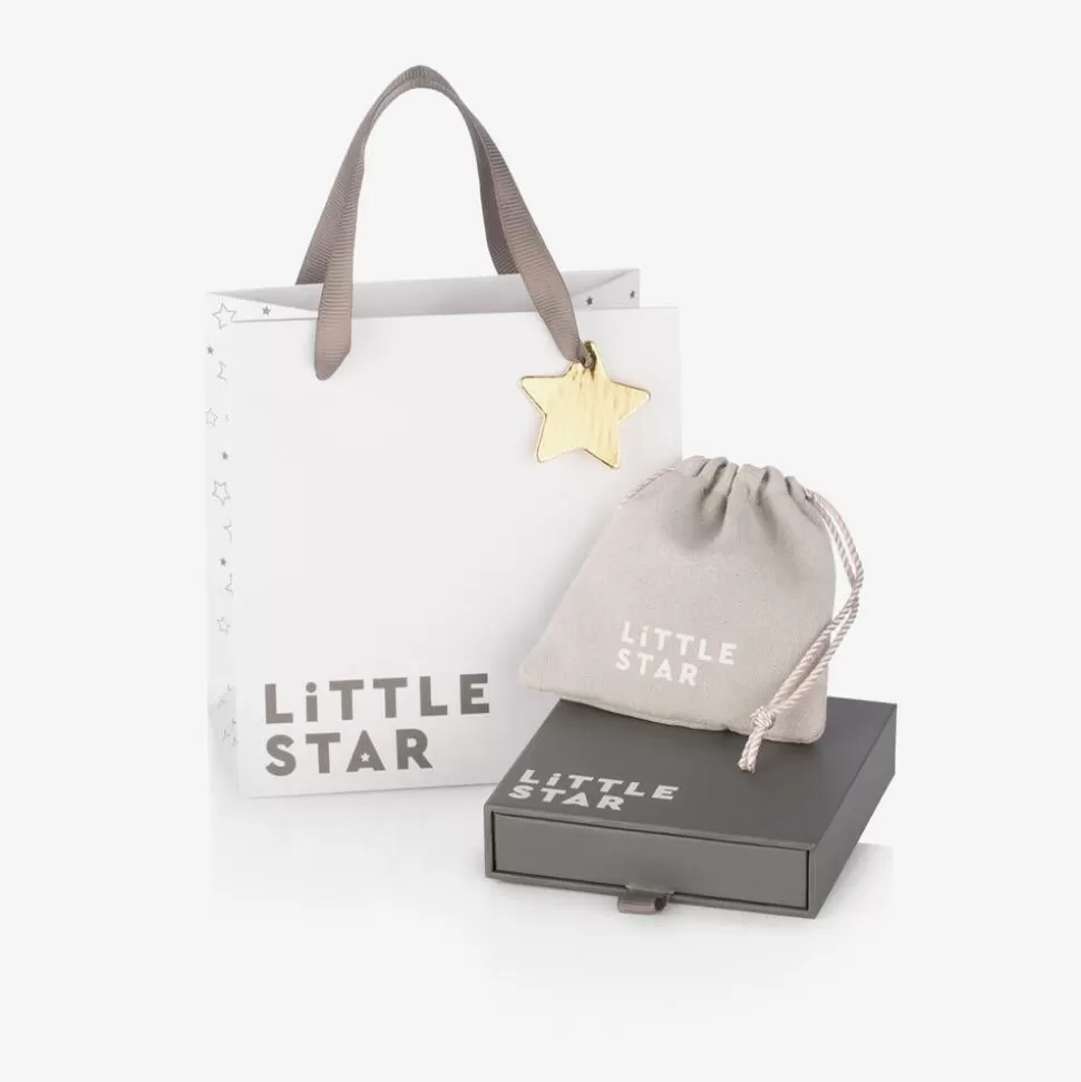 Little Star Girls Sterling Silver Star & Moon Necklace (38cm)^ Jewellery