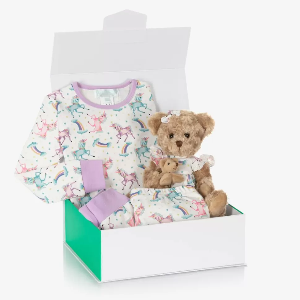 Childrensalon Hampers Girls Unicorn Pyjamas & Teddy Bear Gift Hamper^ Gifts