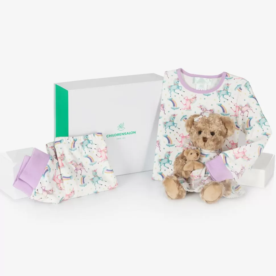 Childrensalon Hampers Girls Unicorn Pyjamas & Teddy Bear Gift Hamper^ Gifts