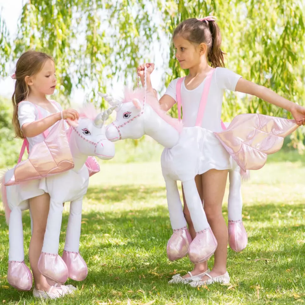 Dress Up by Design Girls White Sound & Light Unicorn Costume^ Costumes