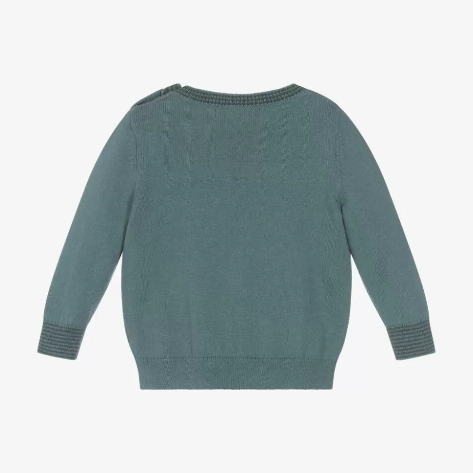 The Bonniemob Green Organic Cotton Knit Acorn Sweater^ Tops