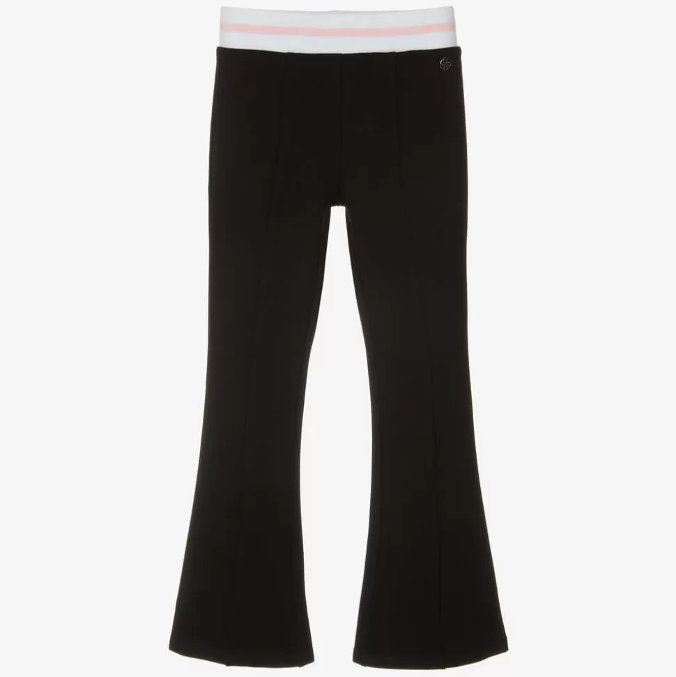 Guess Junior Girls Black Viscose Jersey Trousers^ Trousers