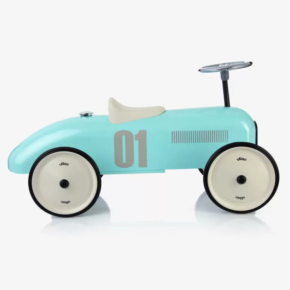 Vilac Light Blue Ride-On Vintage Car (76cm)^ Gifts