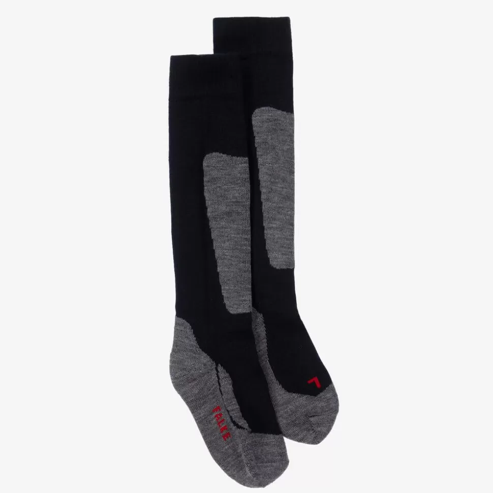 Falke Navy Blue Active Ski Socks^BOY Socks