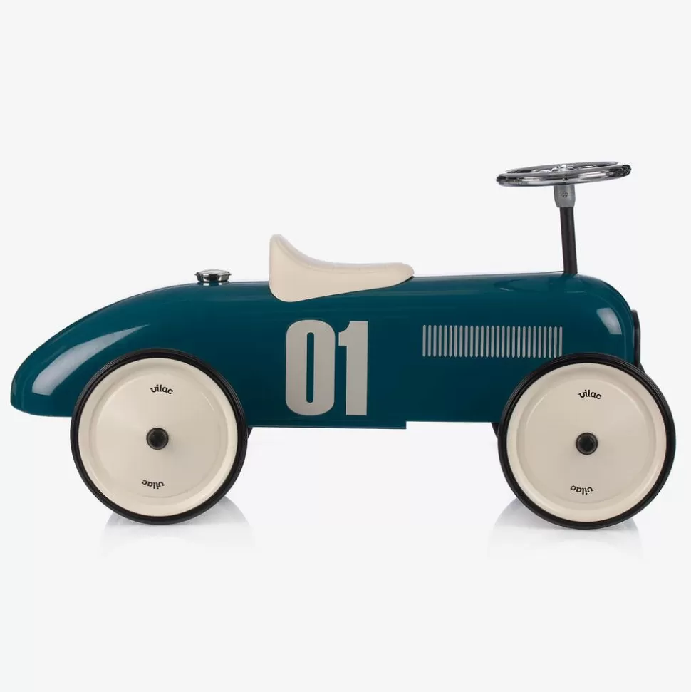 Vilac Teal Blue Ride-On Vintage Car (76cm)^ Gifts