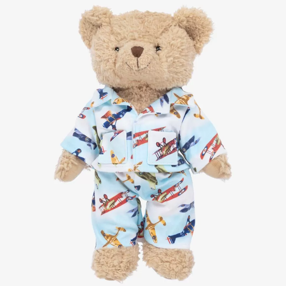 Powell Craft Vintage Plane Pyjama Teddy Bear (34cm)^BOY Toys | Toys
